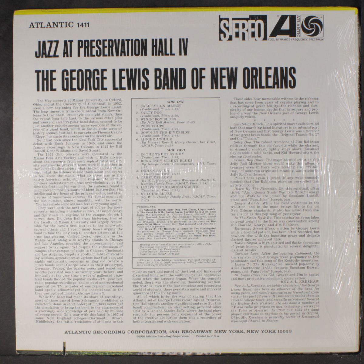 jazz at preservation hall by GEORGE LEWIS
