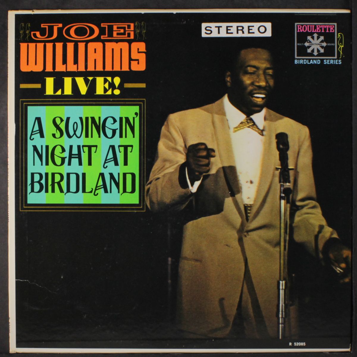 a swingin' night at birdland by JOE WILLIAMS