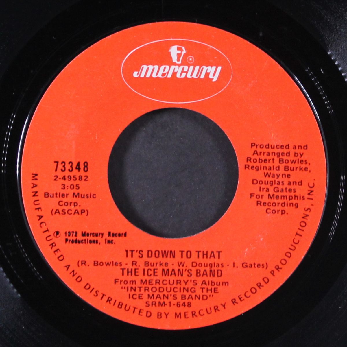 it's down to that / i wanna be where you are by ICE MAN'S BAND