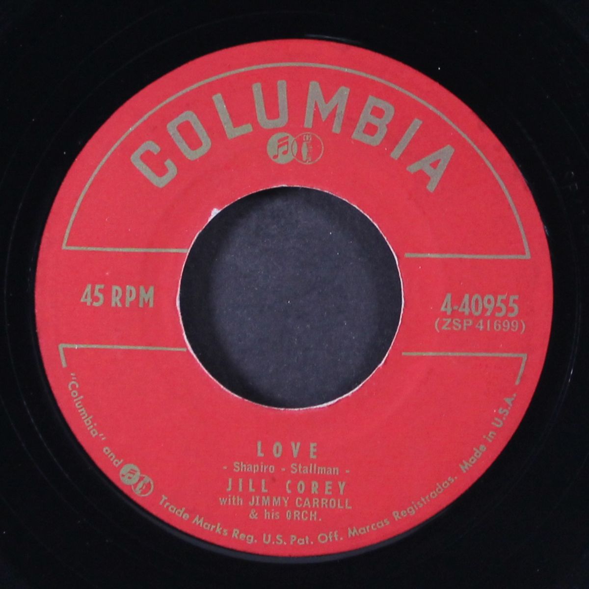 love / love me to pieces by JILL COREY