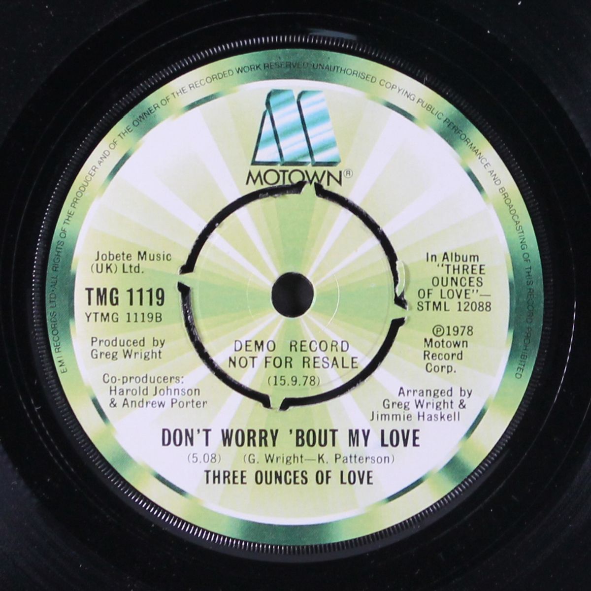give me some feeling / don't worry 'bout my love by THREE OUNCES OF LOVE