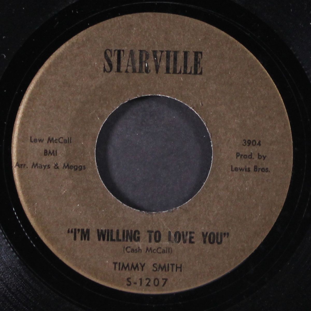 i'm willing to love you / everybody talks about the devil by TIMMY SMITH