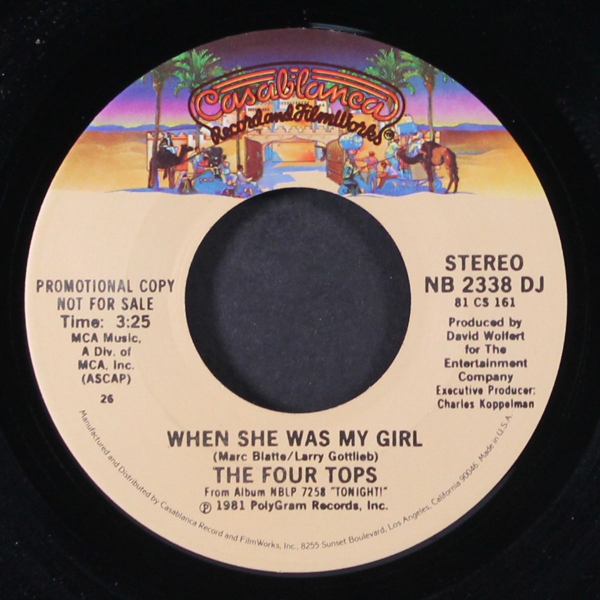 when she was my girl / same by FOUR TOPS