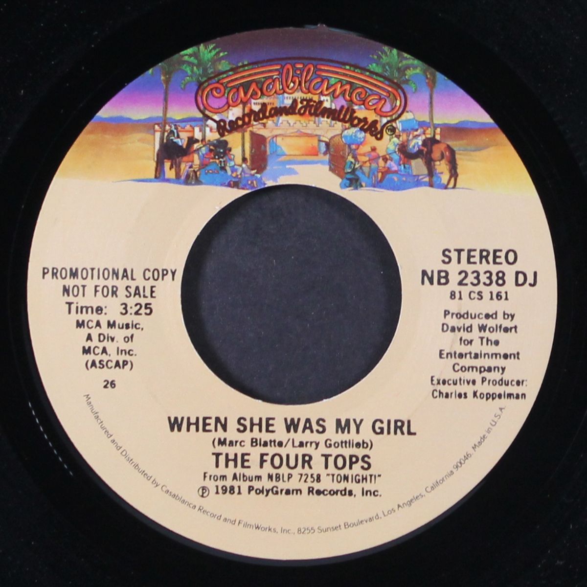 when she was my girl / same by FOUR TOPS