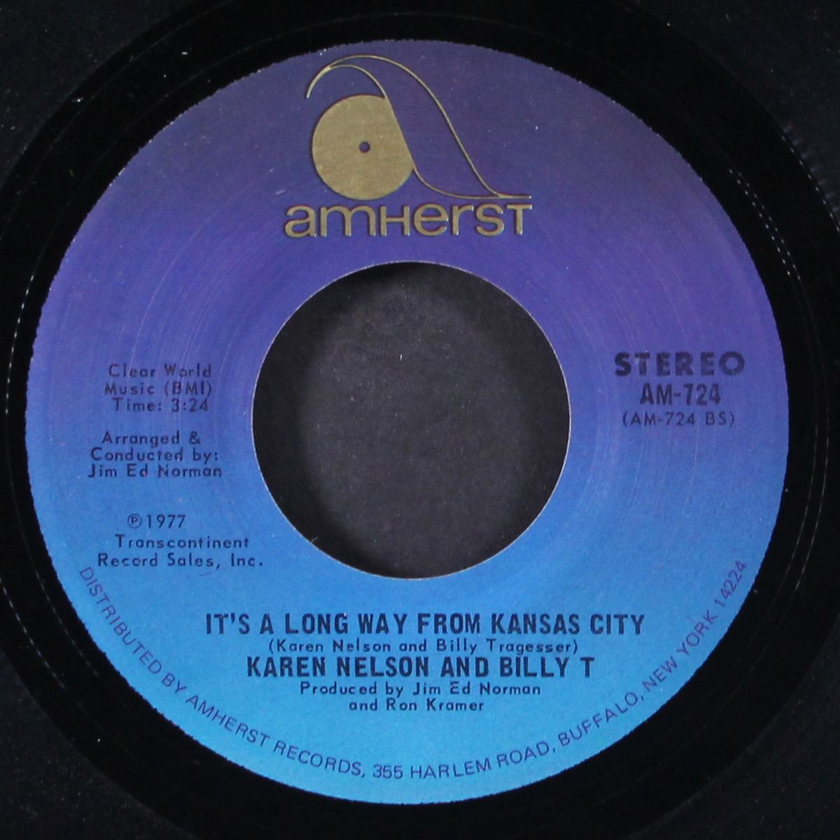 love me one more time / it's a long way from kansas city by KAREN NELSON & BILLY T