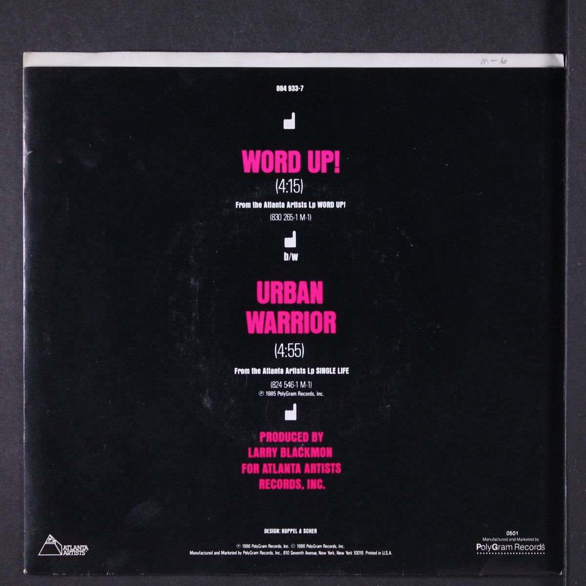 word up / urban warrior by CAMEO