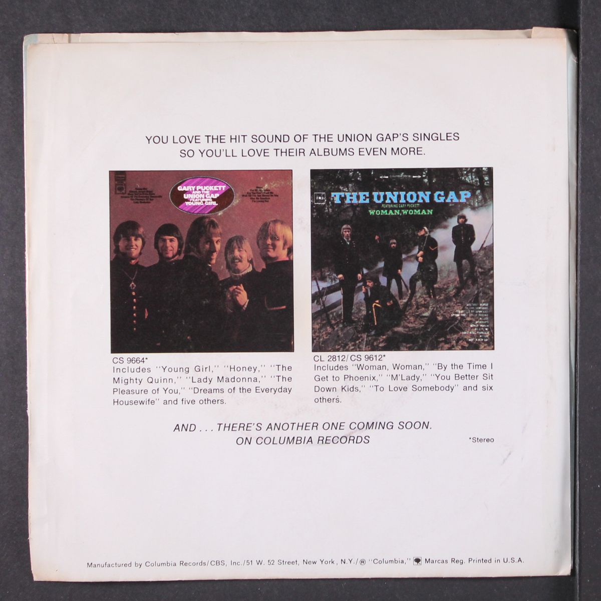 over you / if the day would come by GARY PUCKETT & UNION GAP