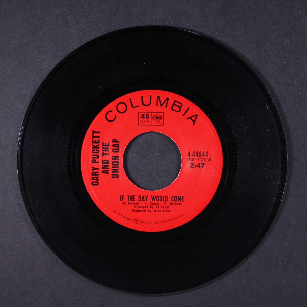 over you / if the day would come by GARY PUCKETT & UNION GAP