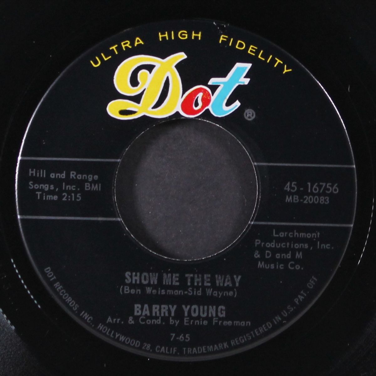 show me the way / one has my name by BARRY YOUNG