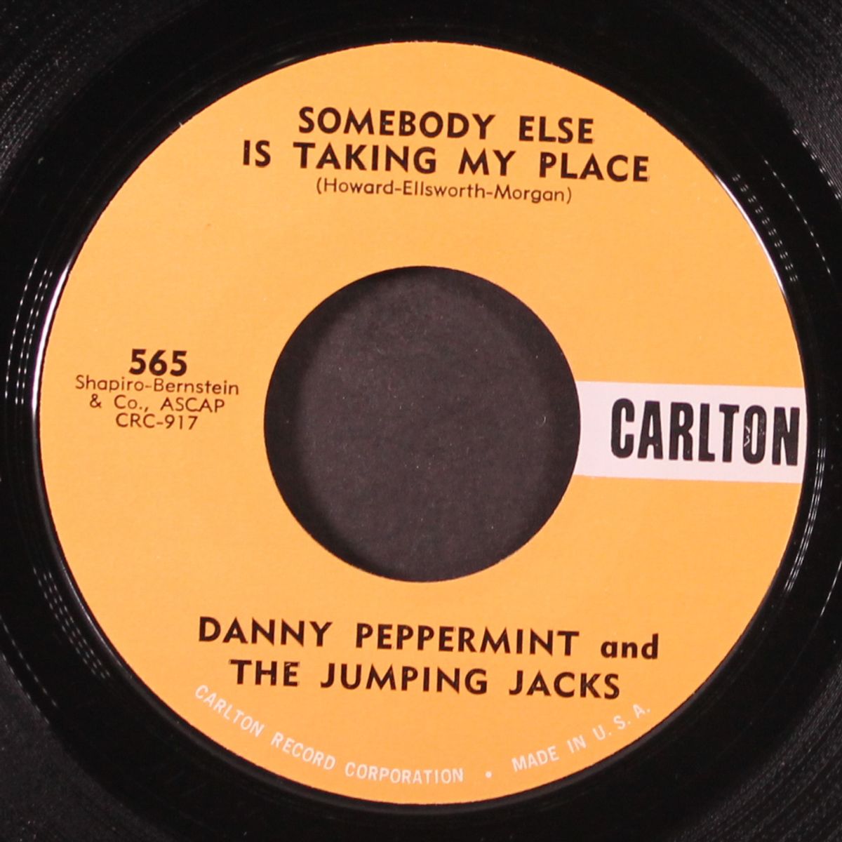 the peppermint twist / somebody else is taking my place by DANNY PEPPERMINT
