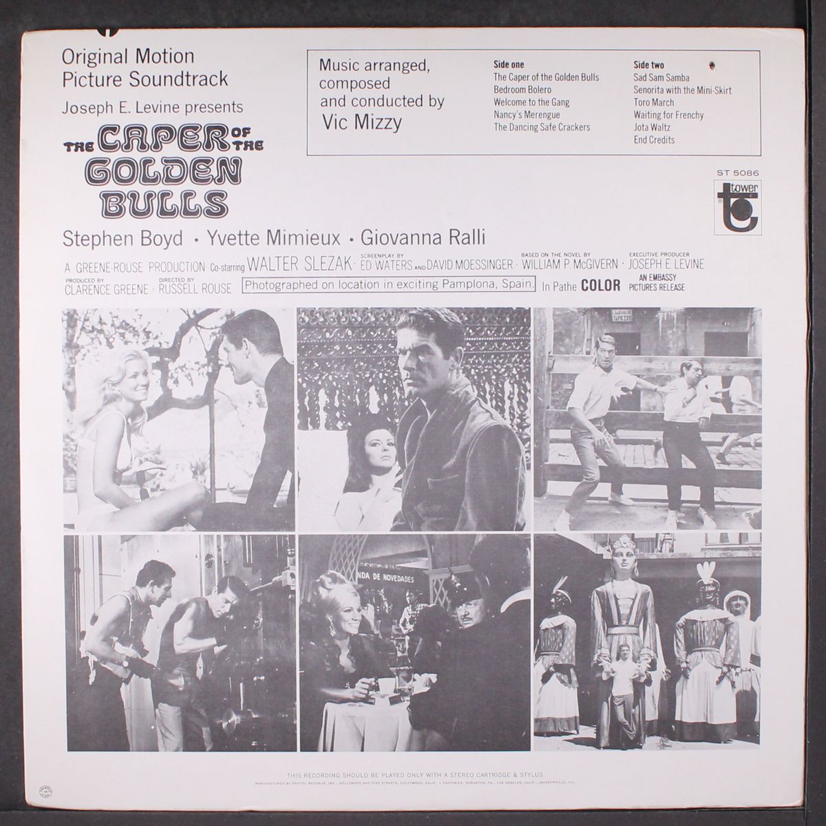 the caper of the golden bulls by SOUNDTRACK