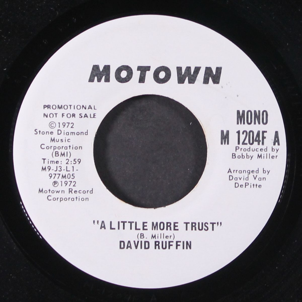 a little more trust / mono by DAVID RUFFIN