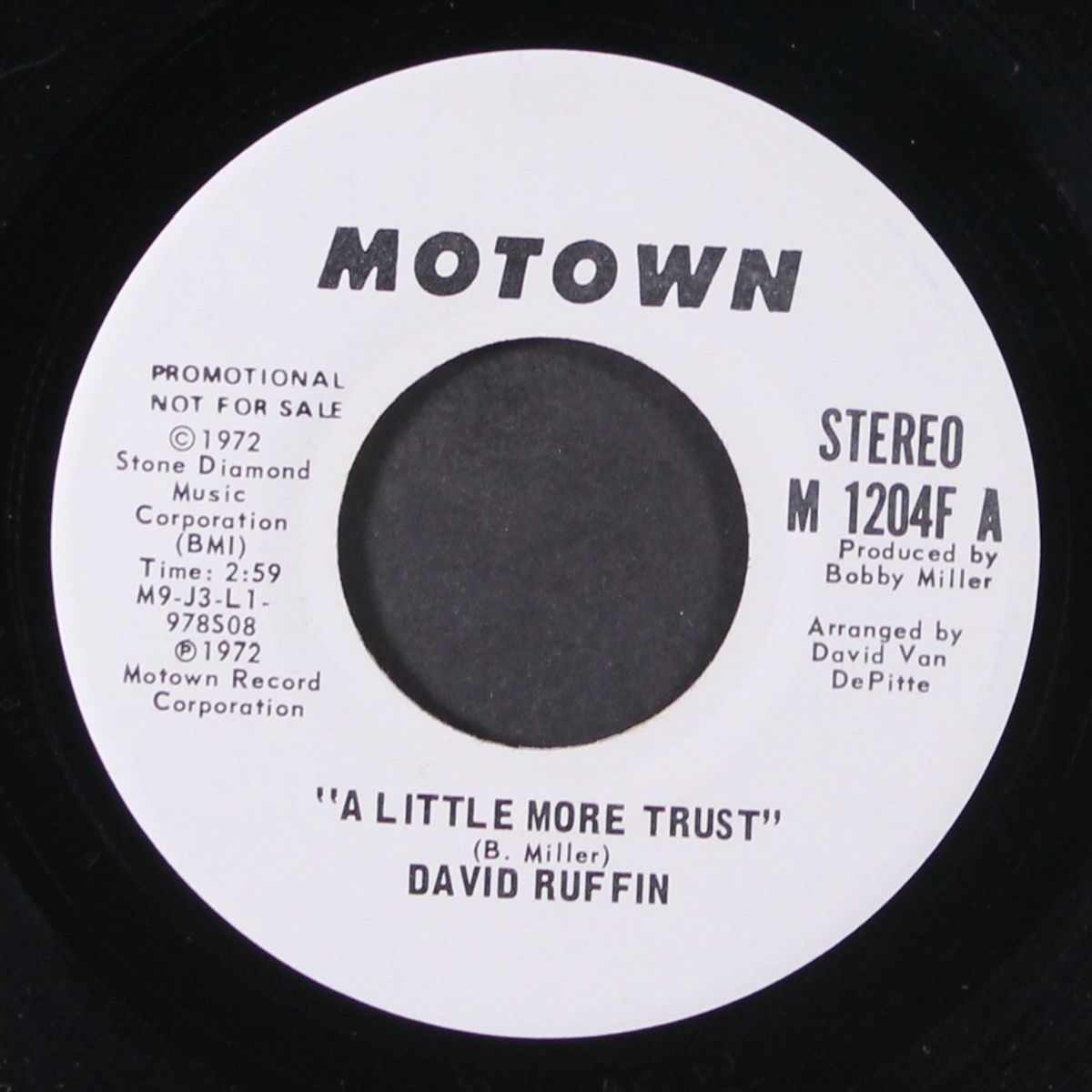 a little more trust / mono by DAVID RUFFIN