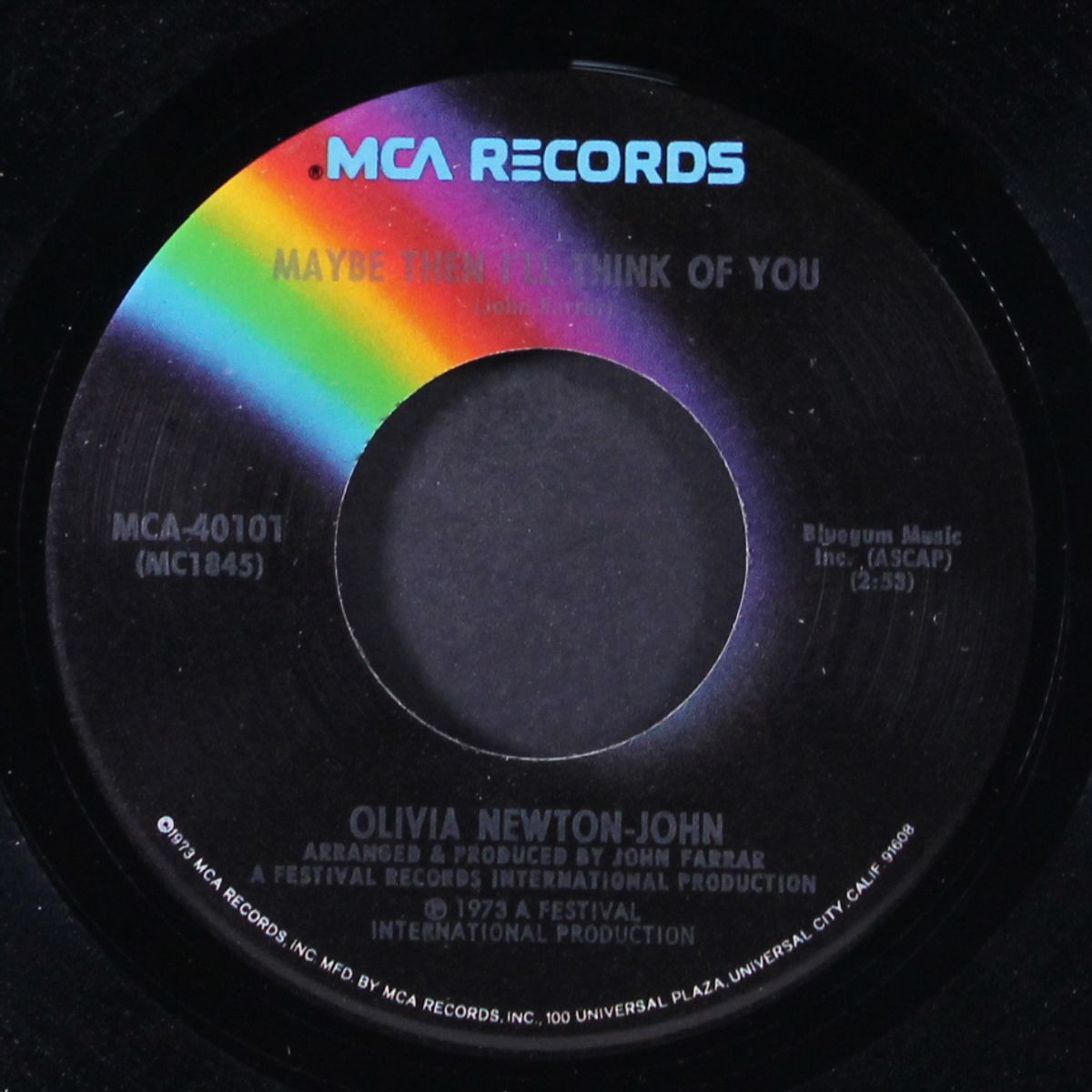 let me be there / maybe then i'll think of you by OLIVIA NEWTON-JOHN