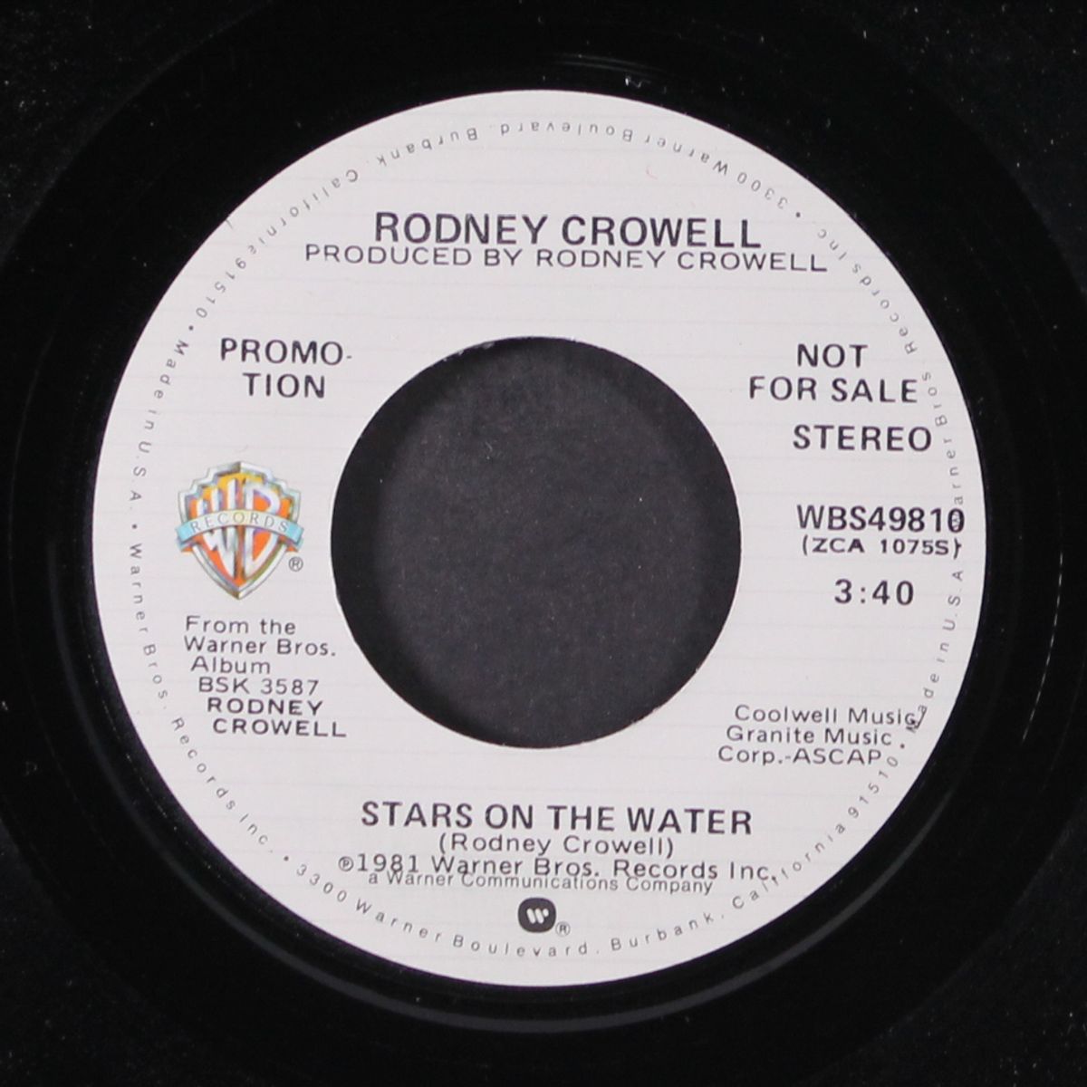 stars on the water / mono by RODNEY CROWELL