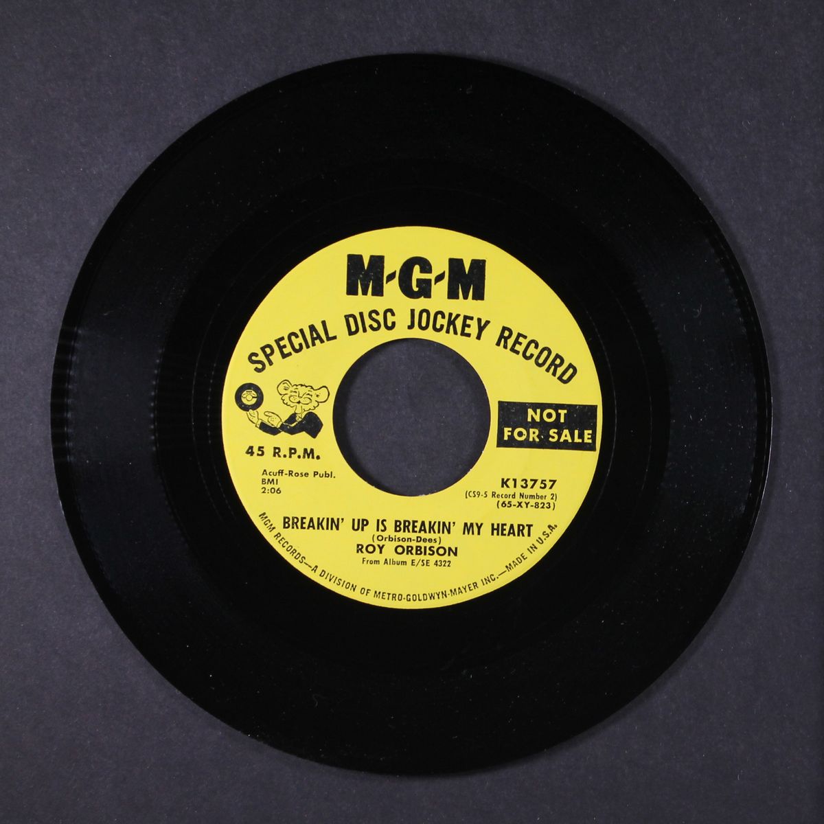 mgm celebrity scene by ROY ORBISON