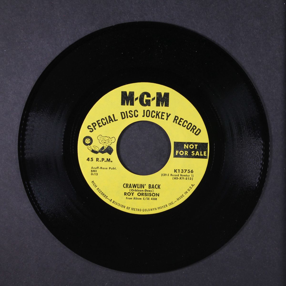 mgm celebrity scene by ROY ORBISON