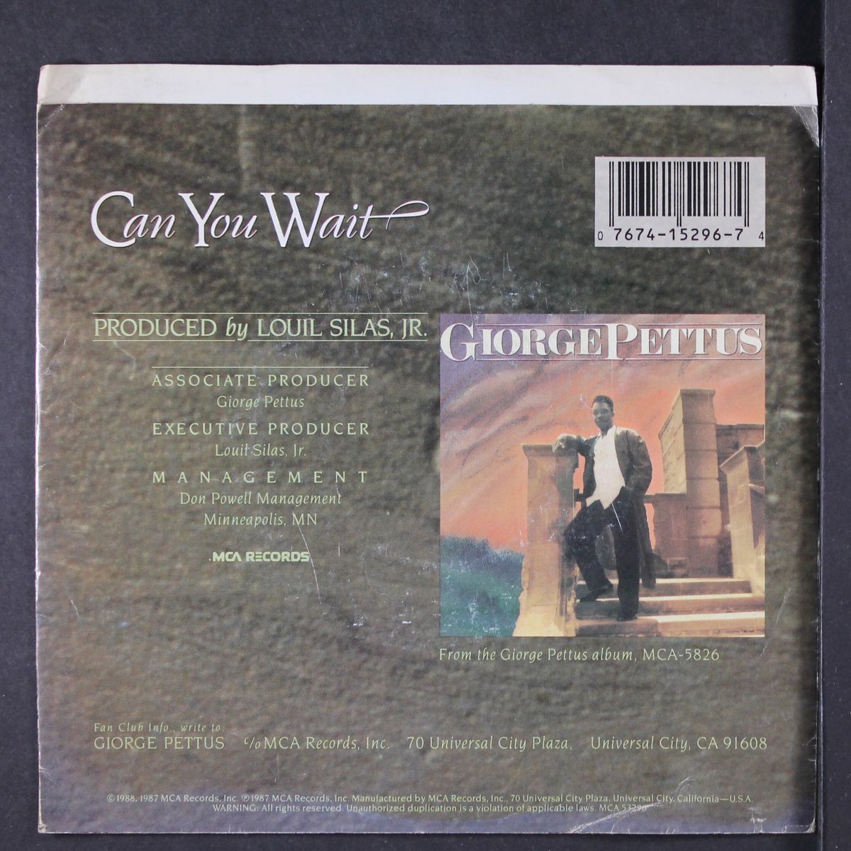 can you wait by GIORGE PETTUS