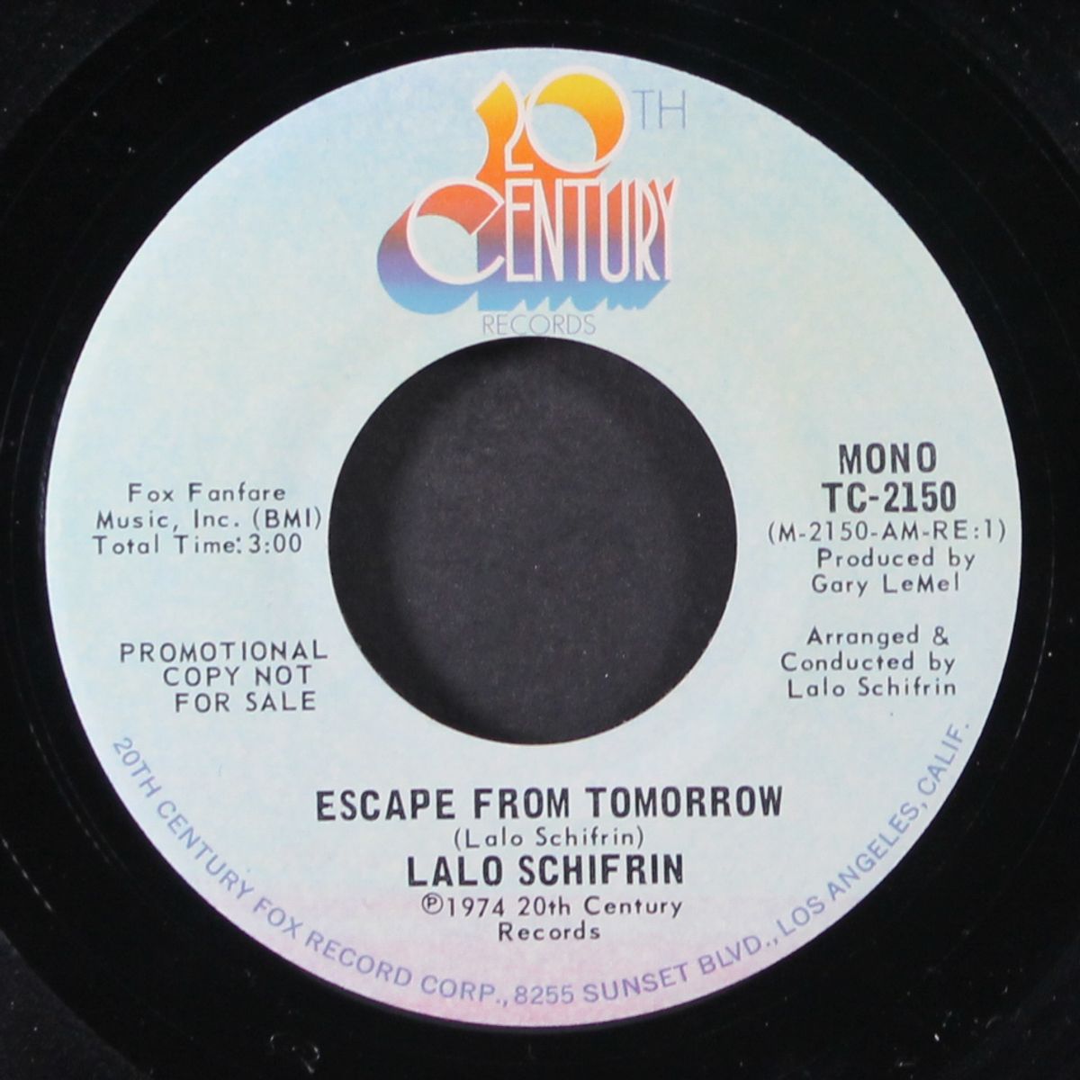 escape from tomorrow / mono by LALO SCHIFRIN