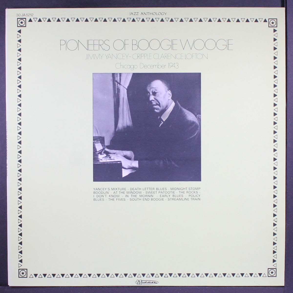 pioneers of boogie woogie by JIMMY YANCEY / CRIPPLE CLARENCE LOFTON
