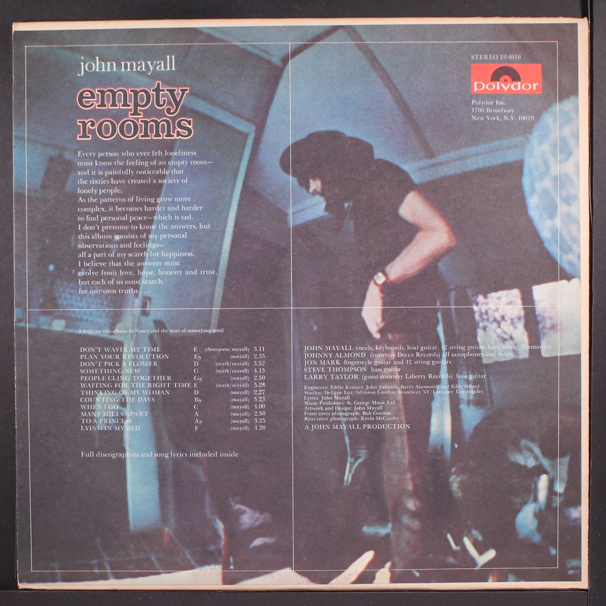 empty rooms by JOHN MAYALL