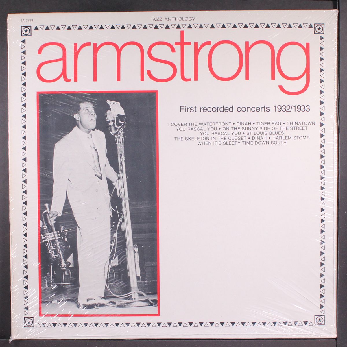 first recorded concerts 1932/1933 by LOUIS ARMSTRONG