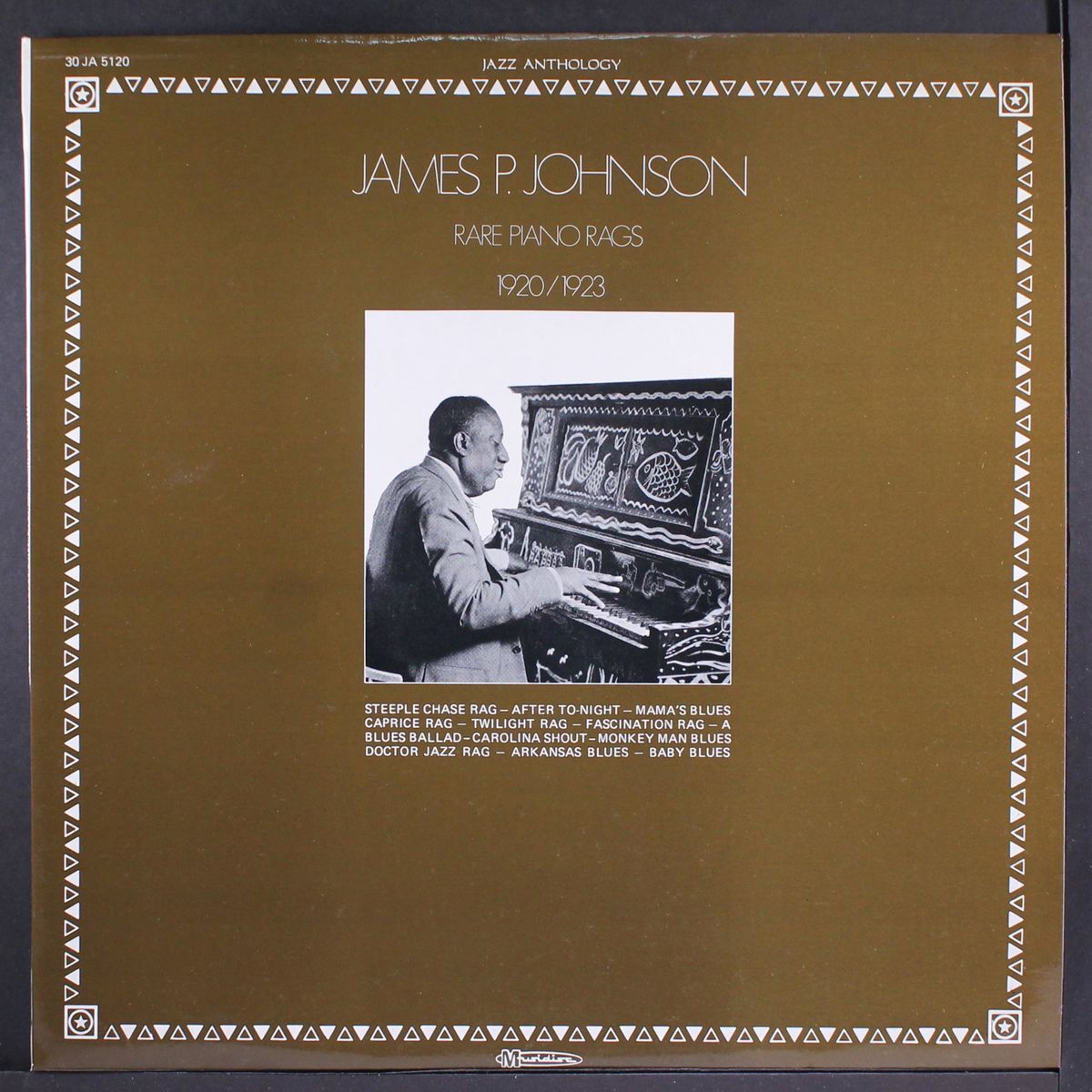 rare piano rags, 1920-1923 by JAMES P. JOHNSON