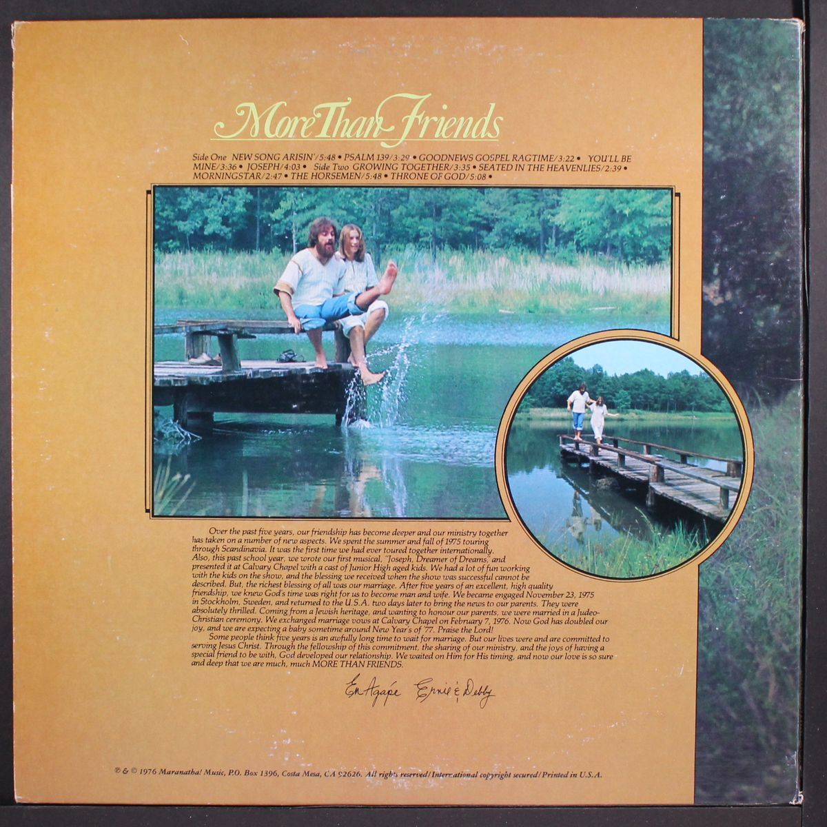 more than friends by ERNIE RETTINO & DEBBY KERNER