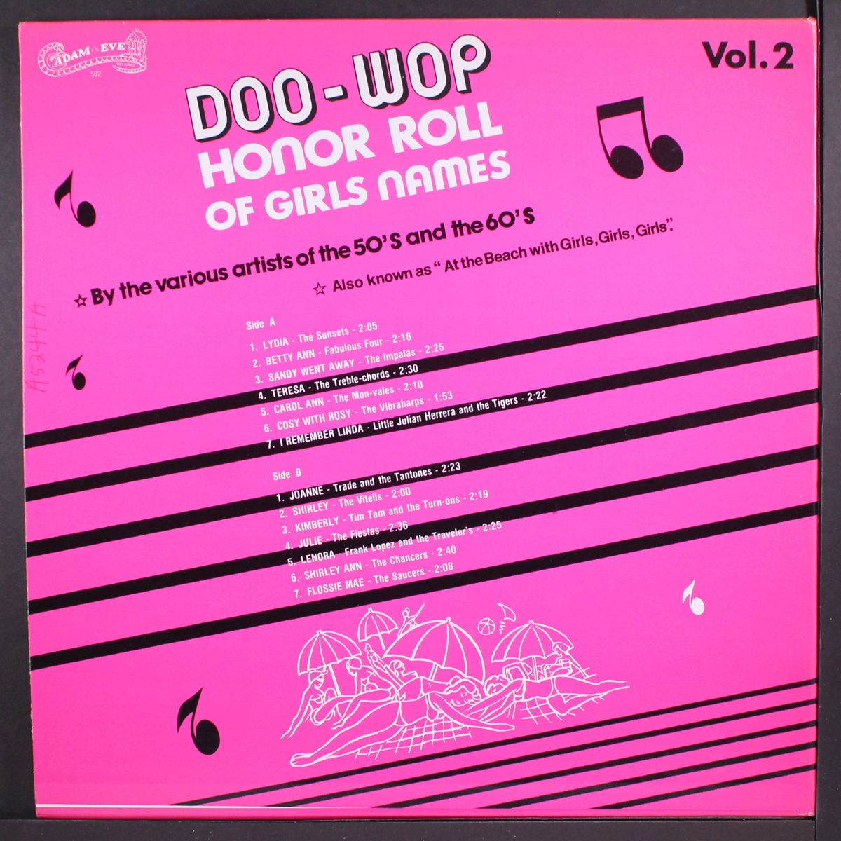 honor roll of girls names by VARIOUS