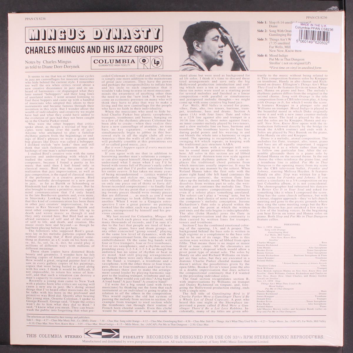 mingus dynasty by CHARLES MINGUS