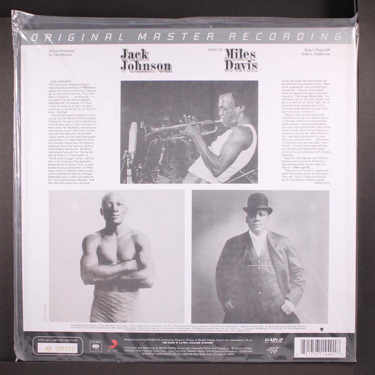 jack johnson by MILES DAVIS