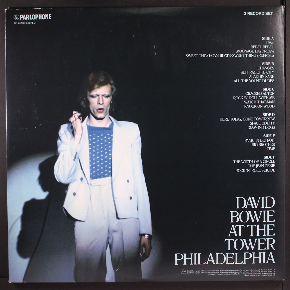 david live by DAVID BOWIE