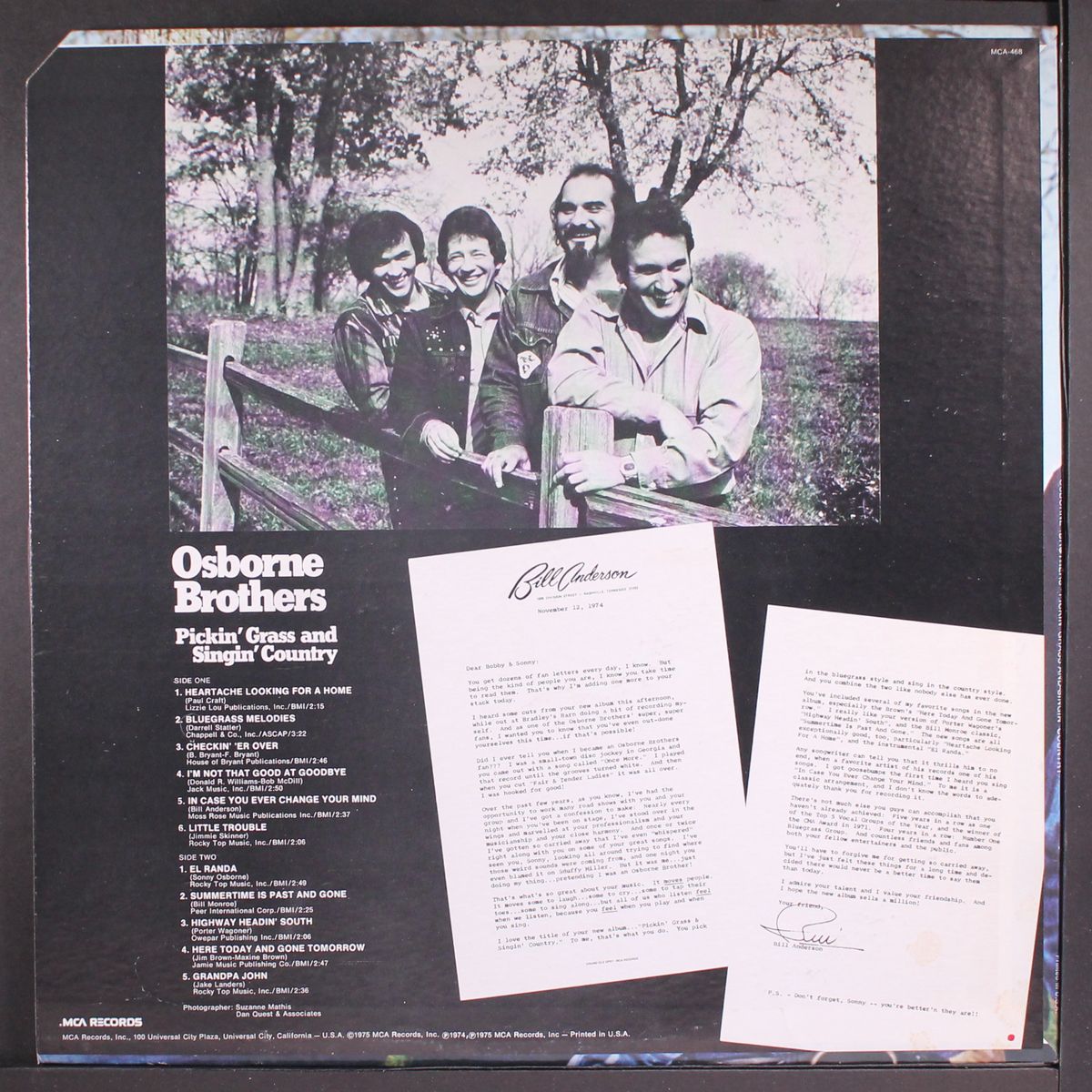 pickin' grass & singin' country by OSBORNE BROTHERS