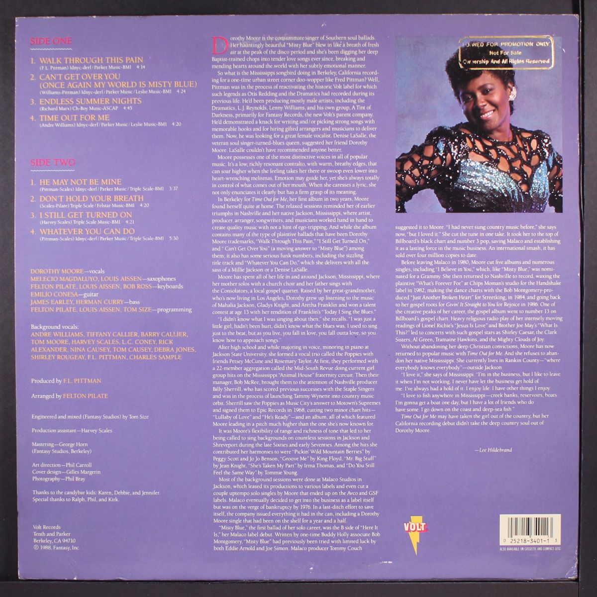 time out for me by DOROTHY MOORE