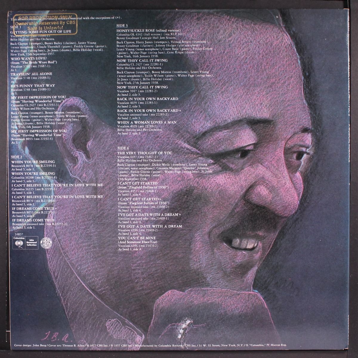 story, vol. 2, a musical romance by LESTER YOUNG