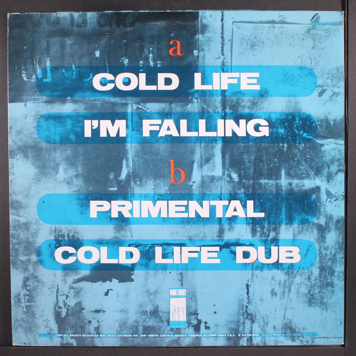 cold life by MINISTRY