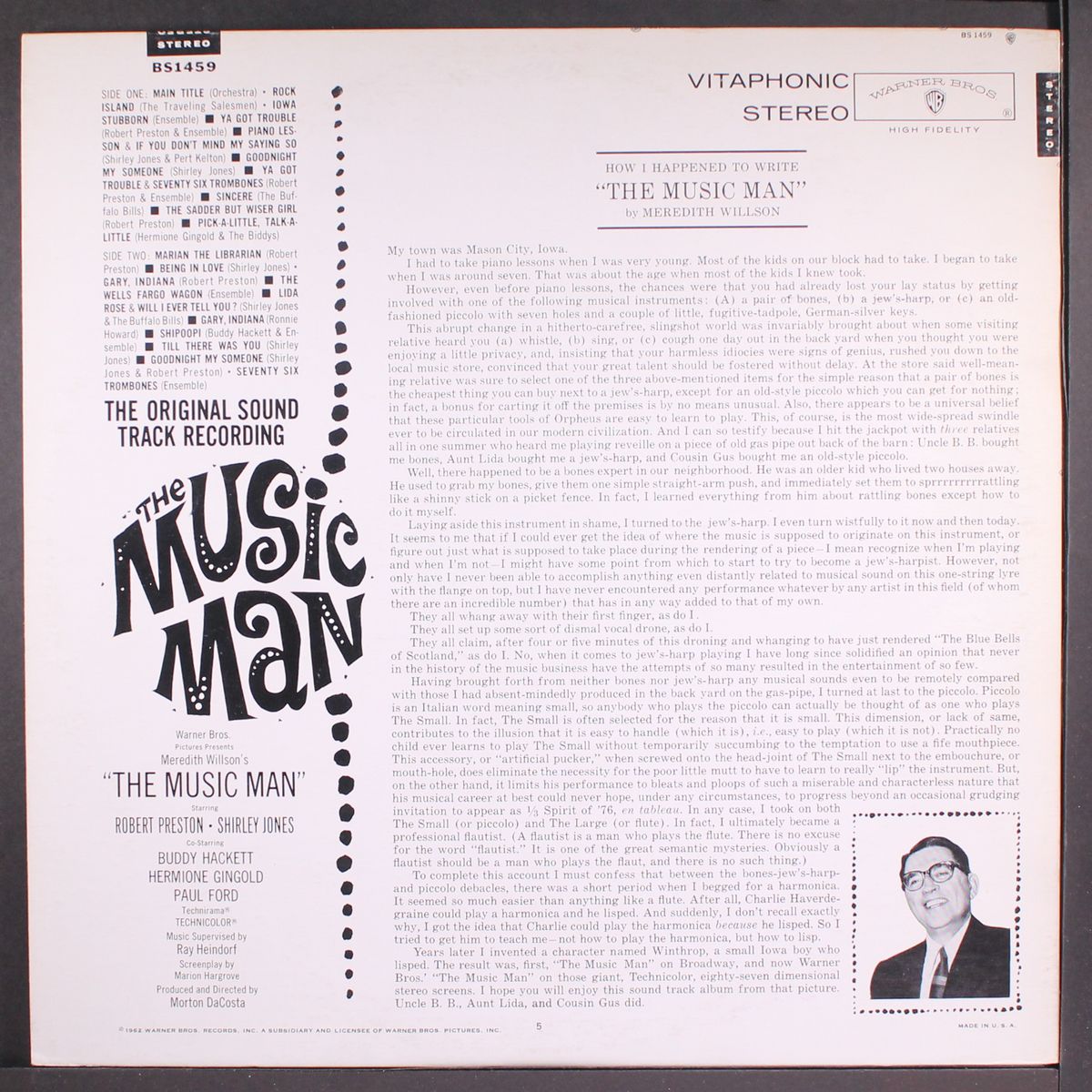 the music man by SOUNDTRACK