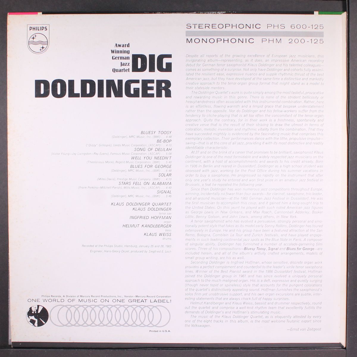 dig doldinger by KLAUS DOLDINGER