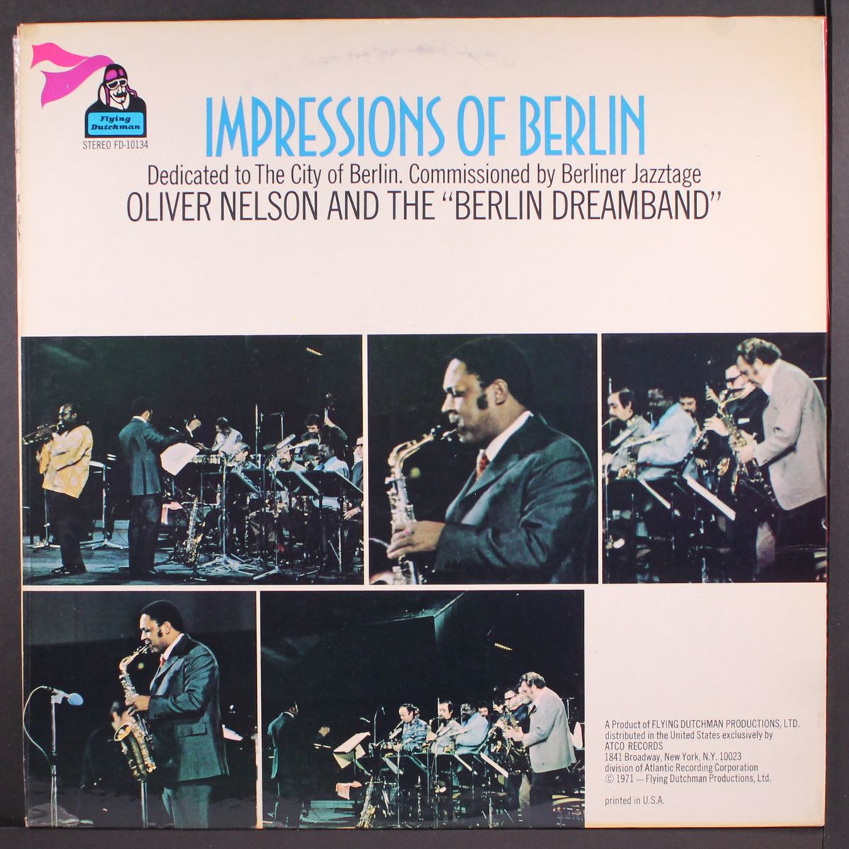 berlin dialogue for orchestra by OLIVER NELSON