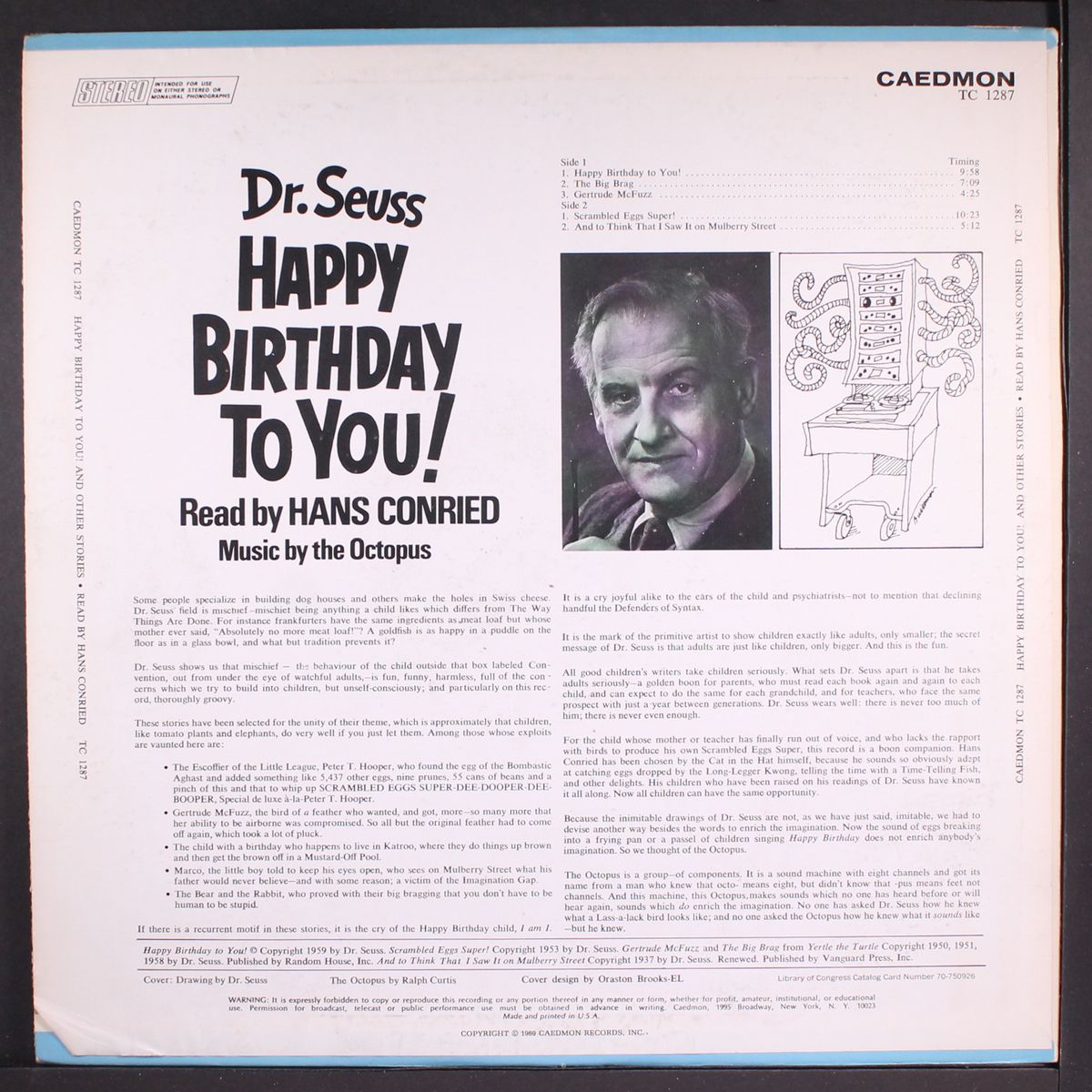 happy birthday to you! by DR. SEUSS