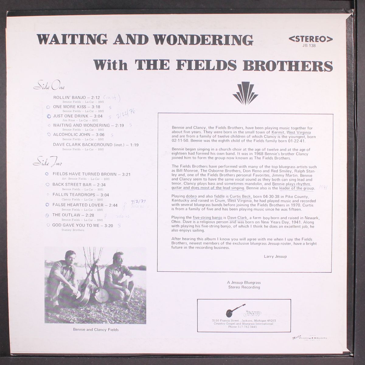 waiting and wondering by FIELDS BROTHERS