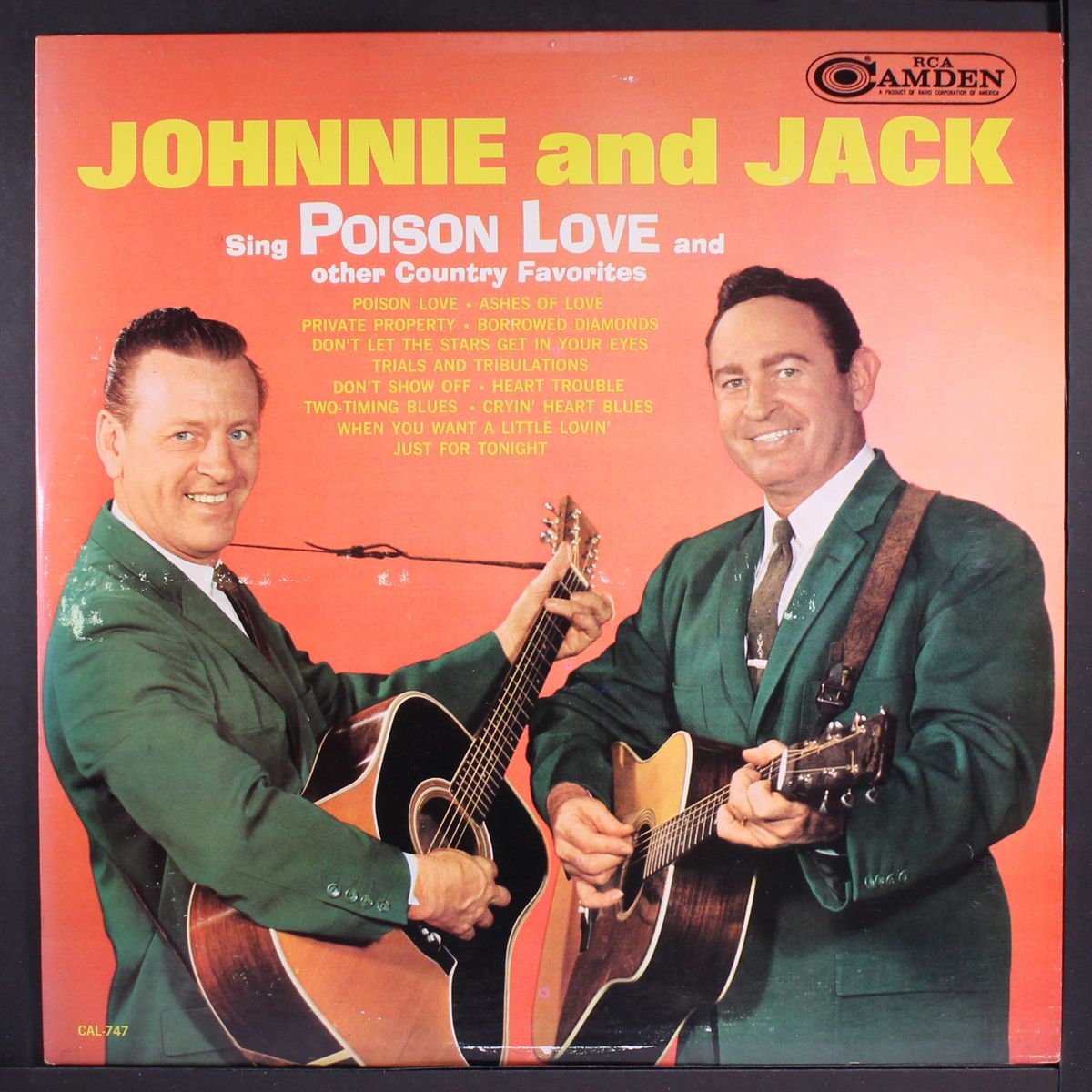 sing poison love by JOHNNIE & JACK