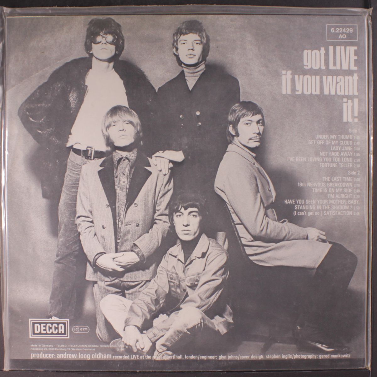 got live if you want it! by ROLLING STONES