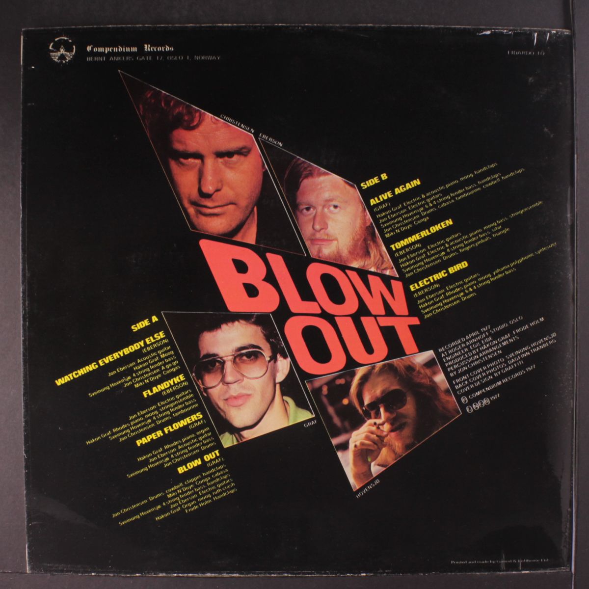blow out by HAKON GRAF, SVEINUNG HOVENSJO, JON EBERSON, JO