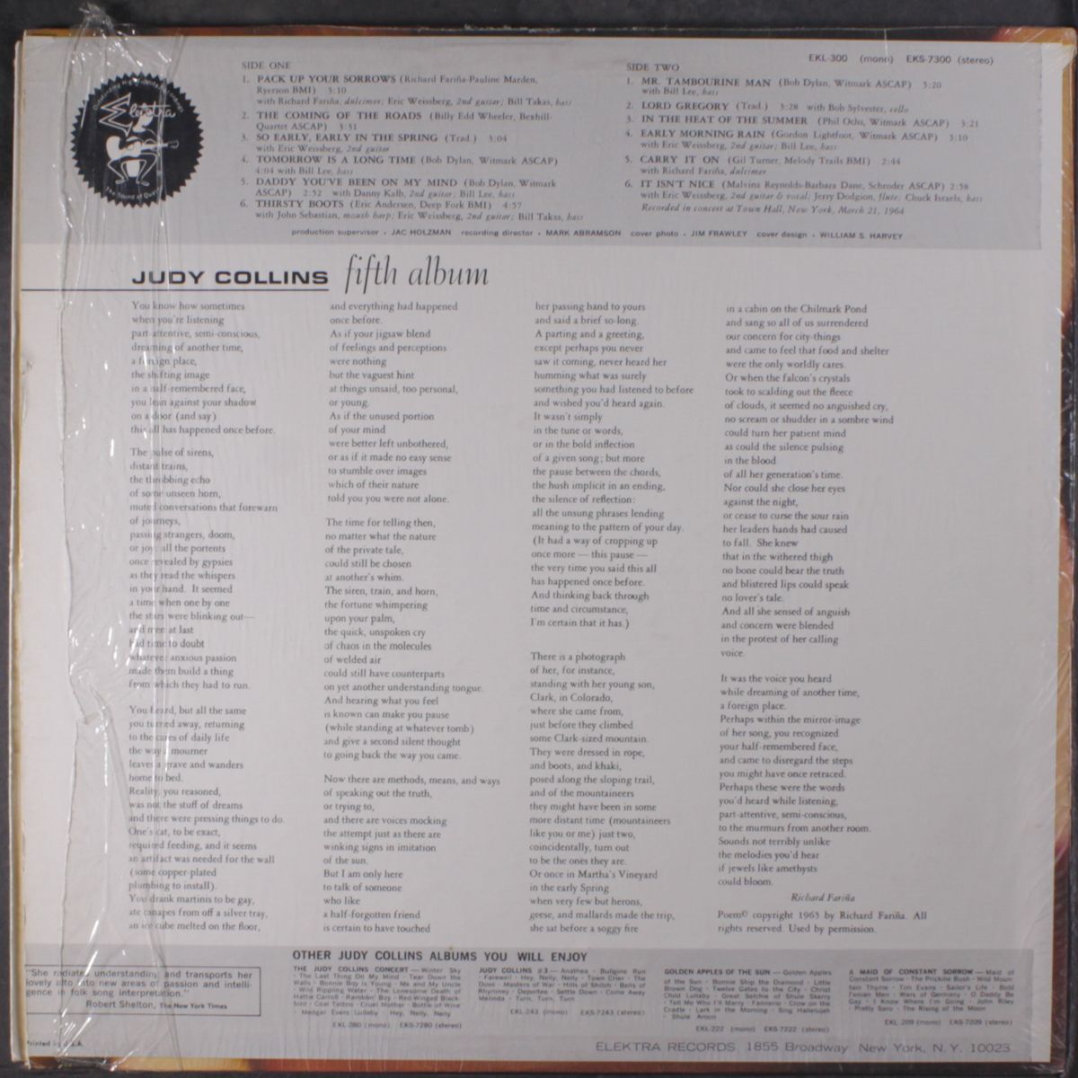 fifth album by JUDY COLLINS