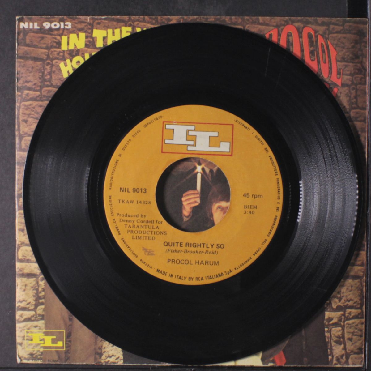 in the wee small hours of sixpence / quite rightly so by PROCOL HARUM
