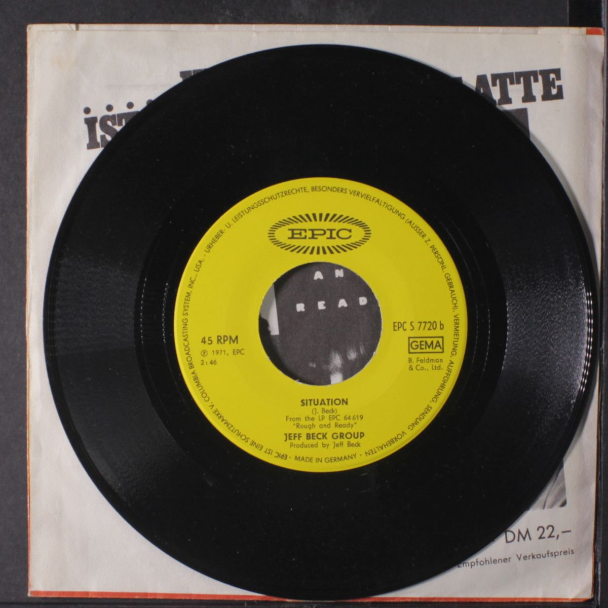 got the feeling / situation by JEFF BECK GROUP