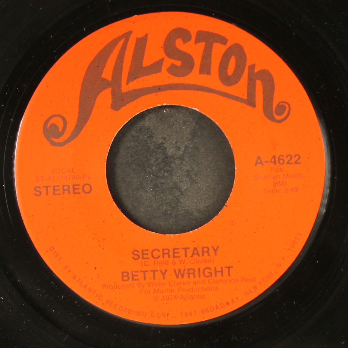secretary / value your love by BETTY WRIGHT
