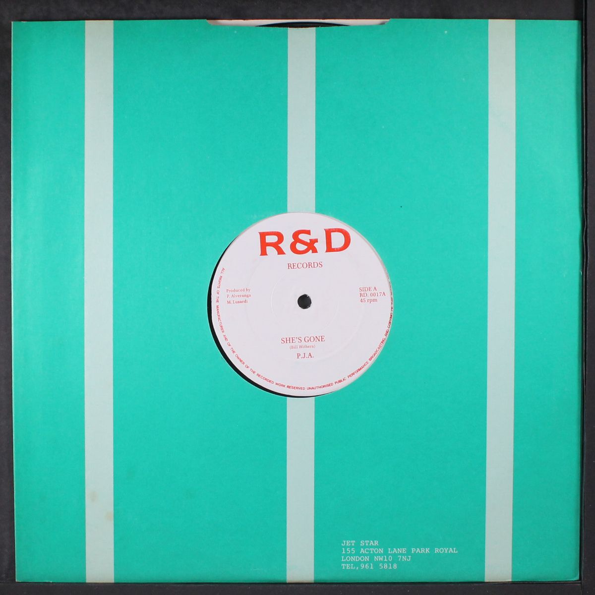 she's gone / version by P.J.A.