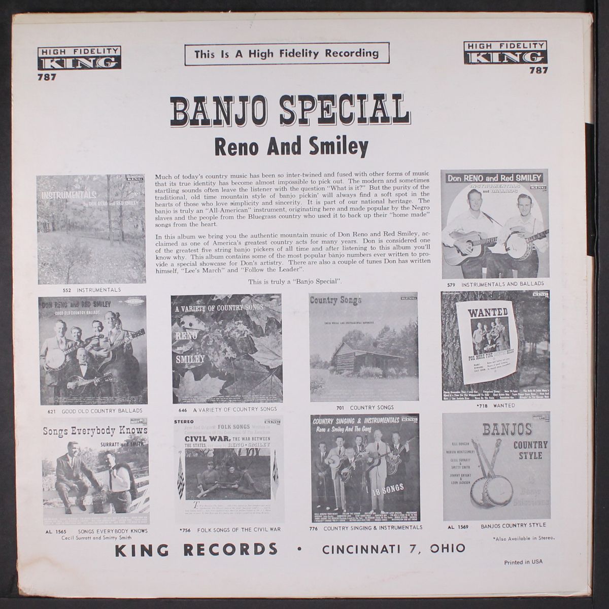 banjo special by RENO & SMILEY